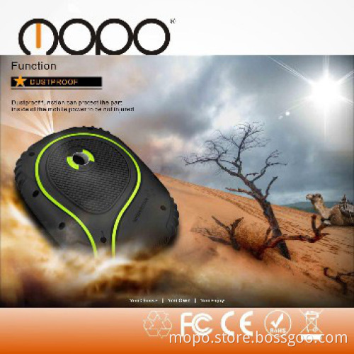 Portable charging treasure with sos
